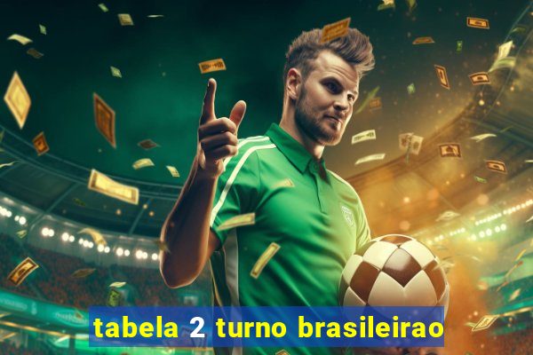 tabela 2 turno brasileirao