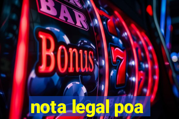 nota legal poa