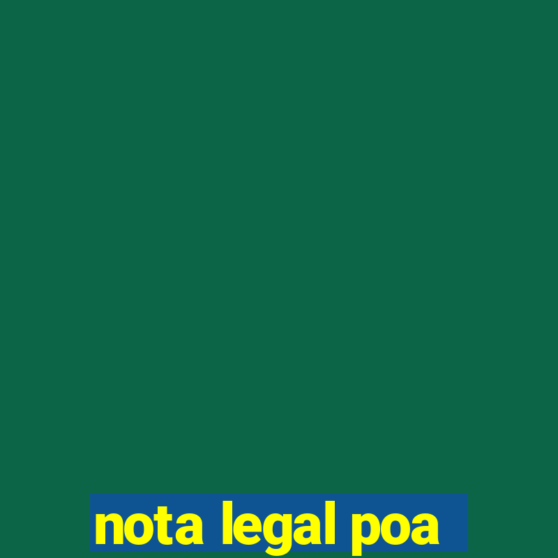 nota legal poa