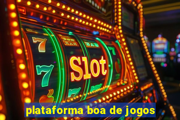 plataforma boa de jogos