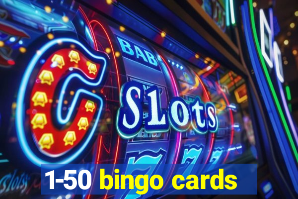 1-50 bingo cards