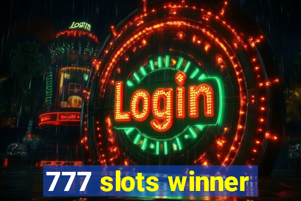 777 slots winner