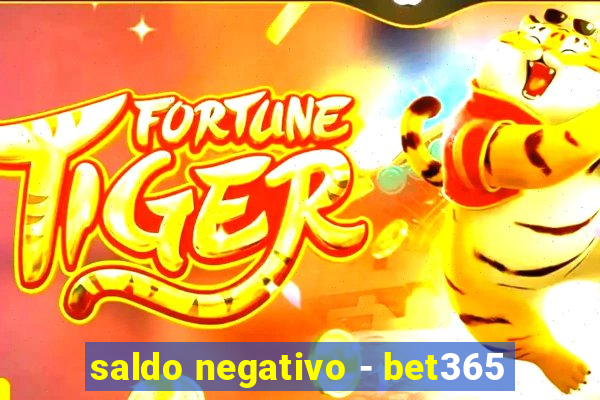 saldo negativo - bet365