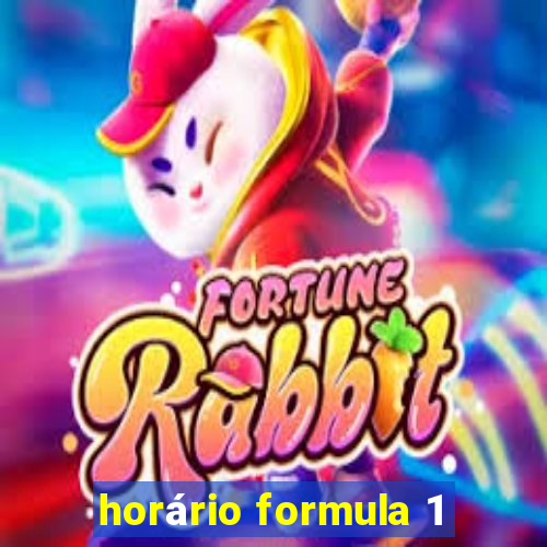 horário formula 1