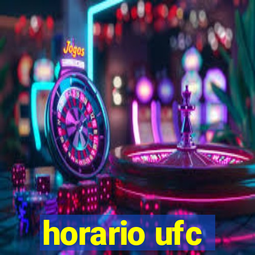 horario ufc