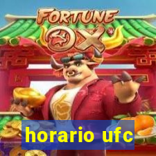 horario ufc