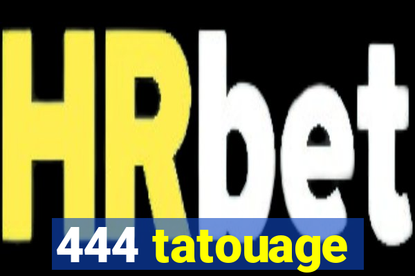 444 tatouage