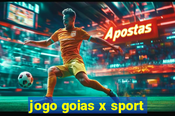 jogo goias x sport