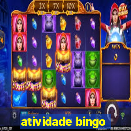 atividade bingo