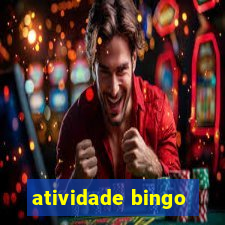 atividade bingo