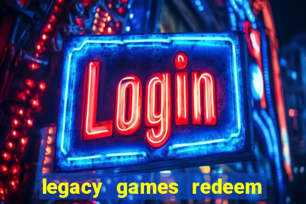 legacy games redeem code prime