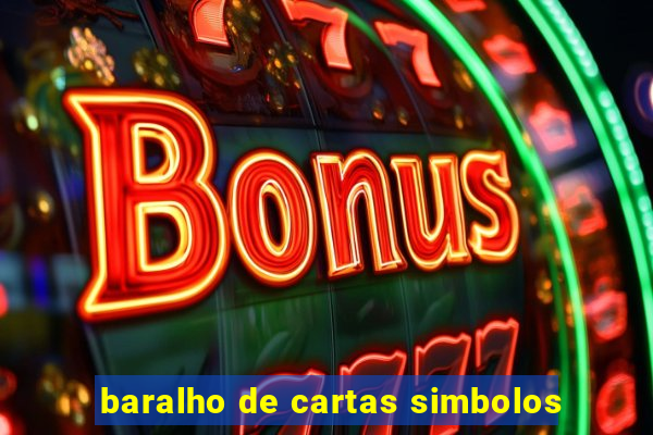 baralho de cartas simbolos