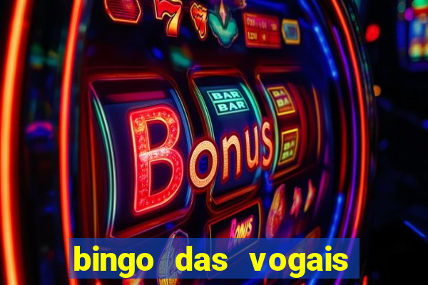 bingo das vogais colorido para imprimir