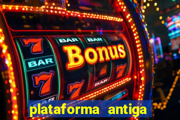 plataforma antiga de jogos