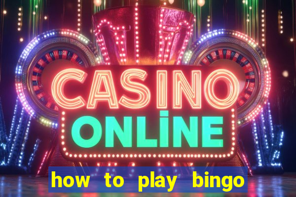 how to play bingo for money