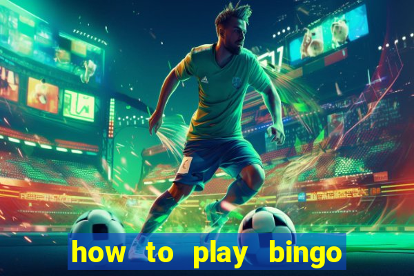 how to play bingo for money