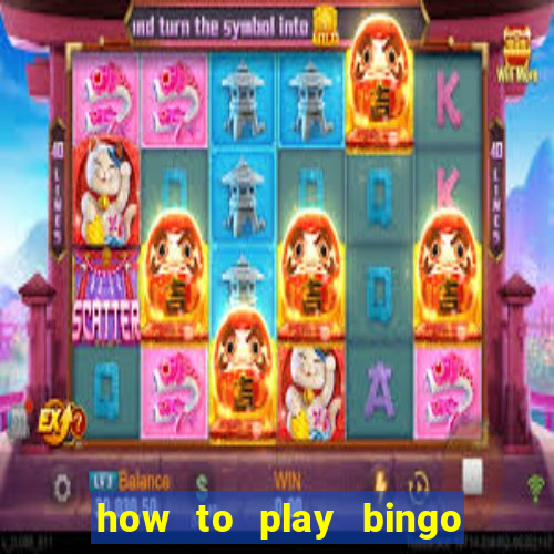 how to play bingo for money