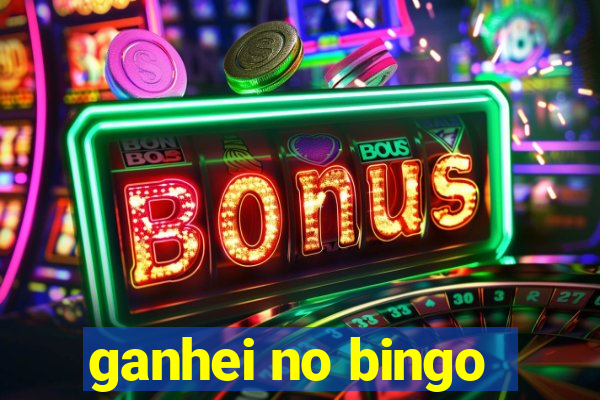 ganhei no bingo