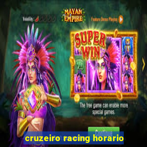 cruzeiro racing horario