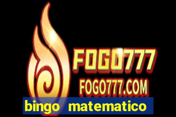 bingo matematico para ensino medio