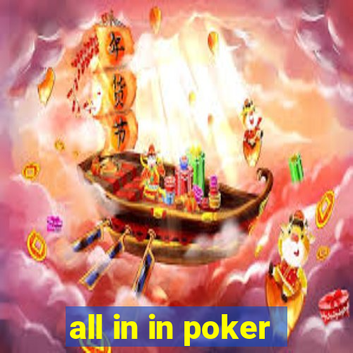 all in in poker