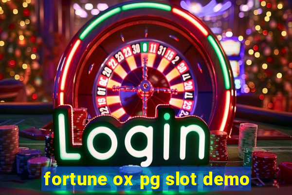 fortune ox pg slot demo