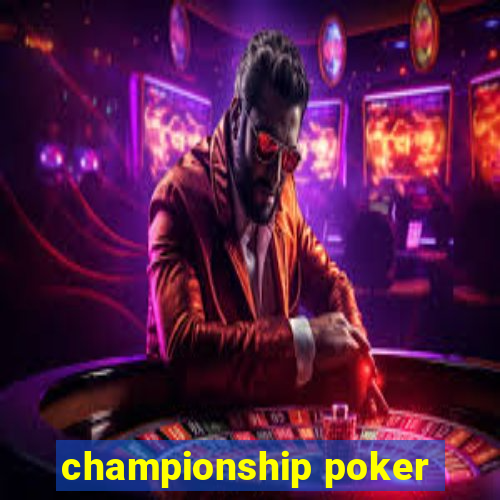 championship poker