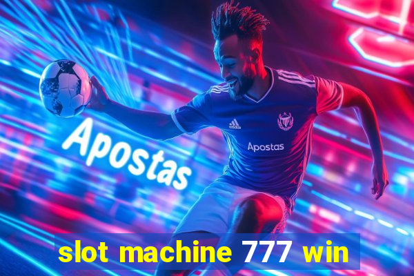 slot machine 777 win