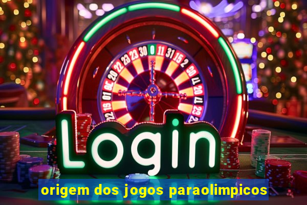 origem dos jogos paraolimpicos