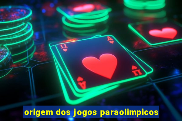 origem dos jogos paraolimpicos