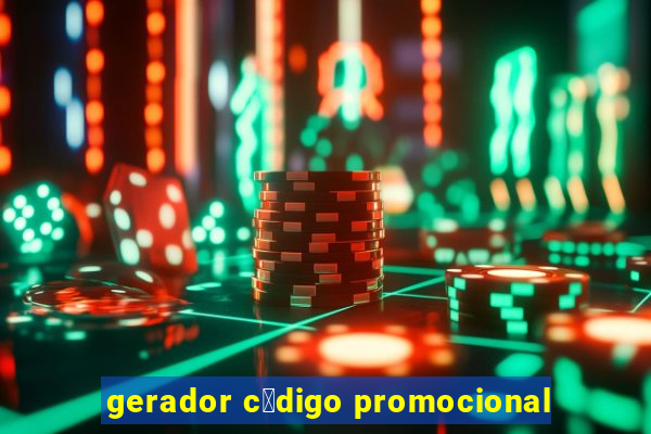 gerador c贸digo promocional