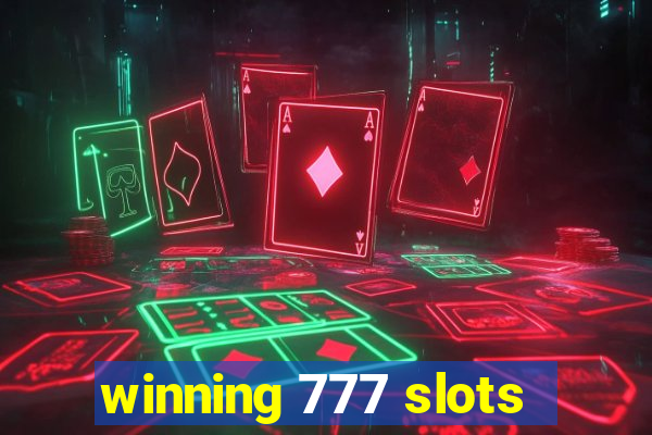 winning 777 slots