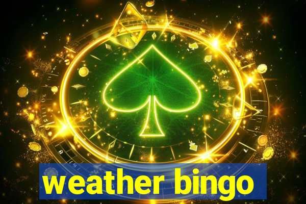 weather bingo