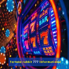 fortune rabbit 777 Informational