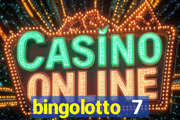 bingolotto 7 januari 2024