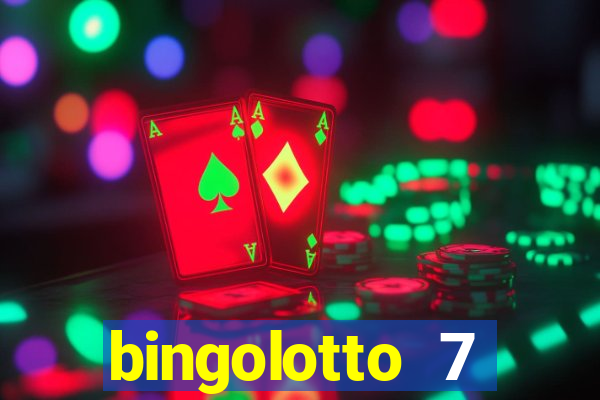 bingolotto 7 januari 2024