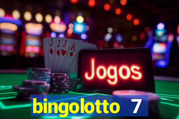 bingolotto 7 januari 2024