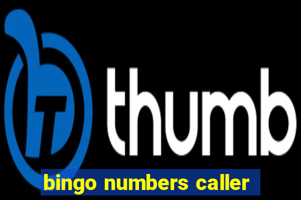 bingo numbers caller