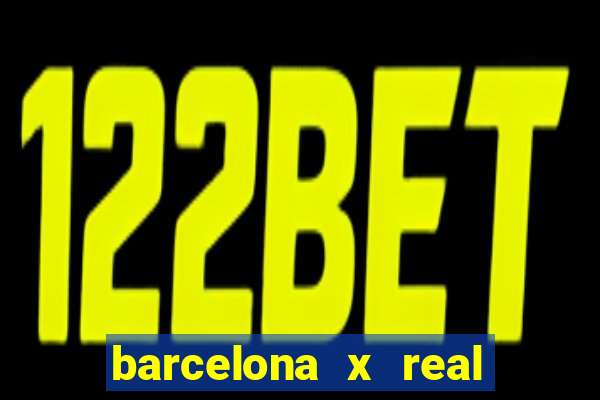 barcelona x real madrid multicanais