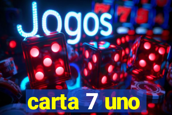 carta 7 uno