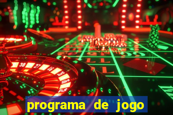 programa de jogo de futebol