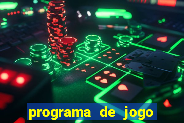 programa de jogo de futebol