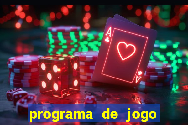 programa de jogo de futebol