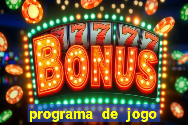 programa de jogo de futebol