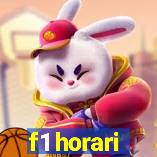 f1 horari