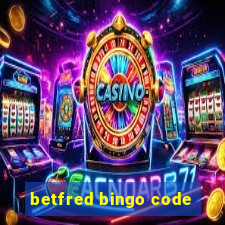 betfred bingo code