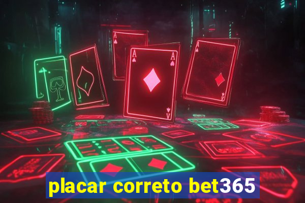 placar correto bet365