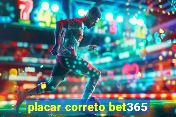 placar correto bet365