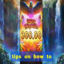 tips on how to win playing slot machines