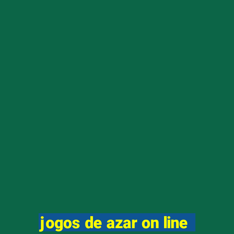 jogos de azar on line